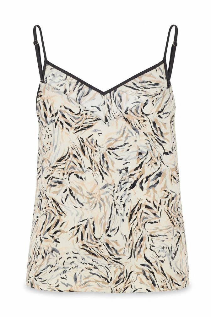 Womens UK Size M Primark Brown Basic Tank