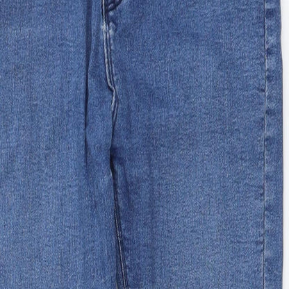 SheIn Womens Blue Cotton Skinny Jeans Size XS L24 in Regular Button