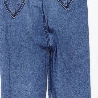 SheIn Womens Blue Cotton Skinny Jeans Size XS L24 in Regular Button