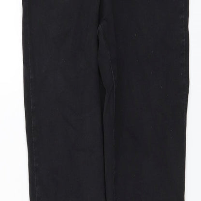 Denim & Co. Womens Grey Cotton Skinny Jeans Size 10 L25 in Regular Button