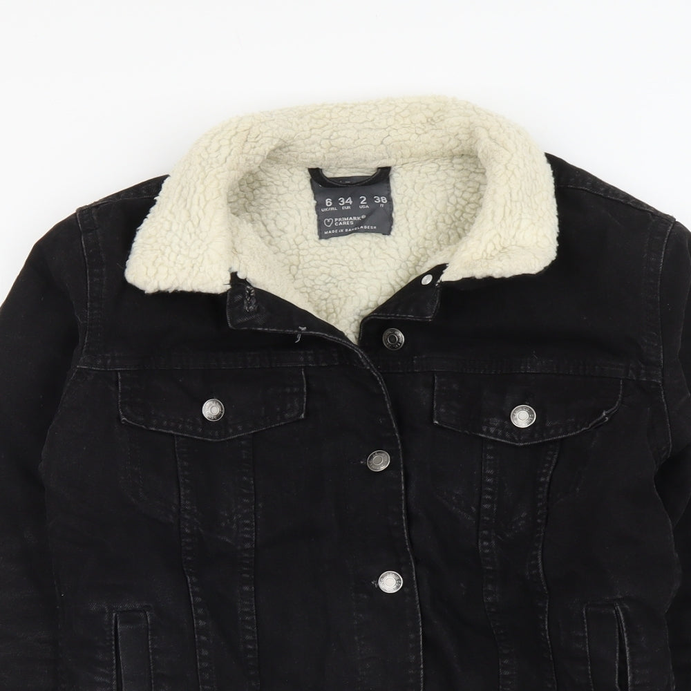 Womens UK Size 6 Denim & Co. Black Jacket