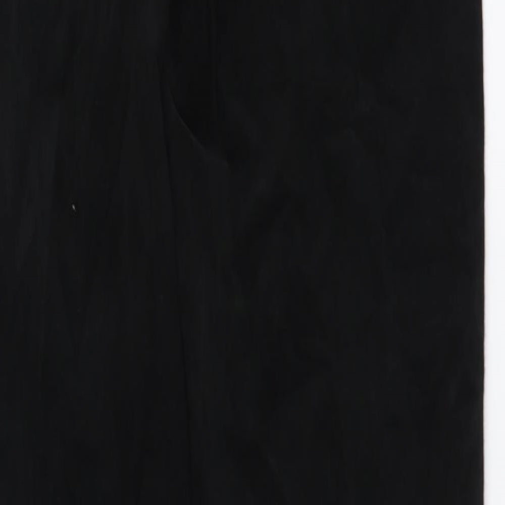 Marks and Spencer Womens Black Cotton Skinny Jeans Size 10 L30 in Regular Button