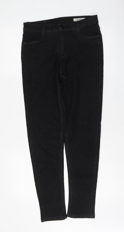 Womens UK Size 10 Marks and Spencer Regular Fit Skinny Black Jeans