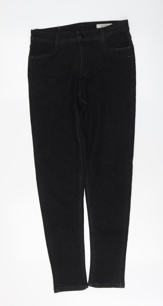 Womens UK Size 10 Marks and Spencer Regular Fit Skinny Black Jeans