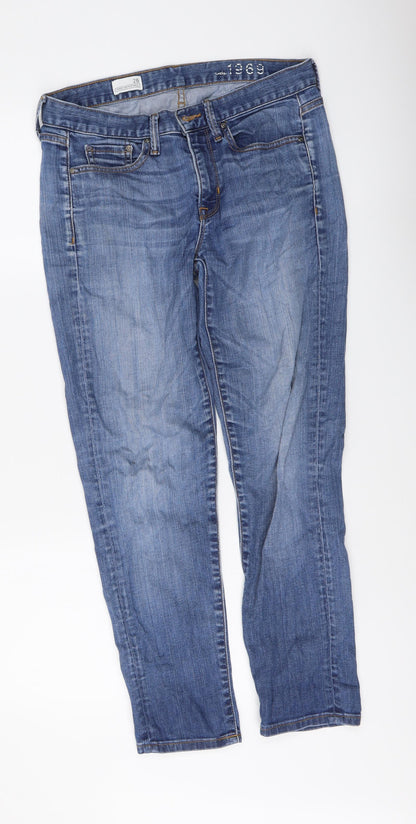 Womens UK Size 26 in Gap Regular Fit Straight Blue Jeans