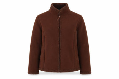 QED Womens Brown Jacket Size M Zip
