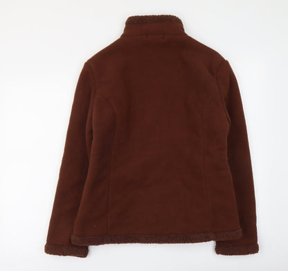 QED Womens Brown Jacket Size M Zip