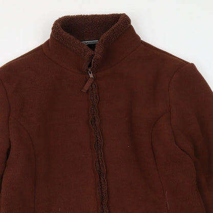 QED Womens Brown Jacket Size M Zip