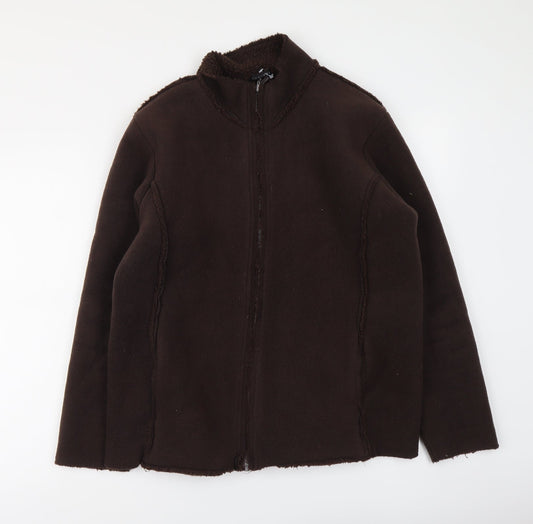 Womens UK Size 16 Janique Brown Jacket