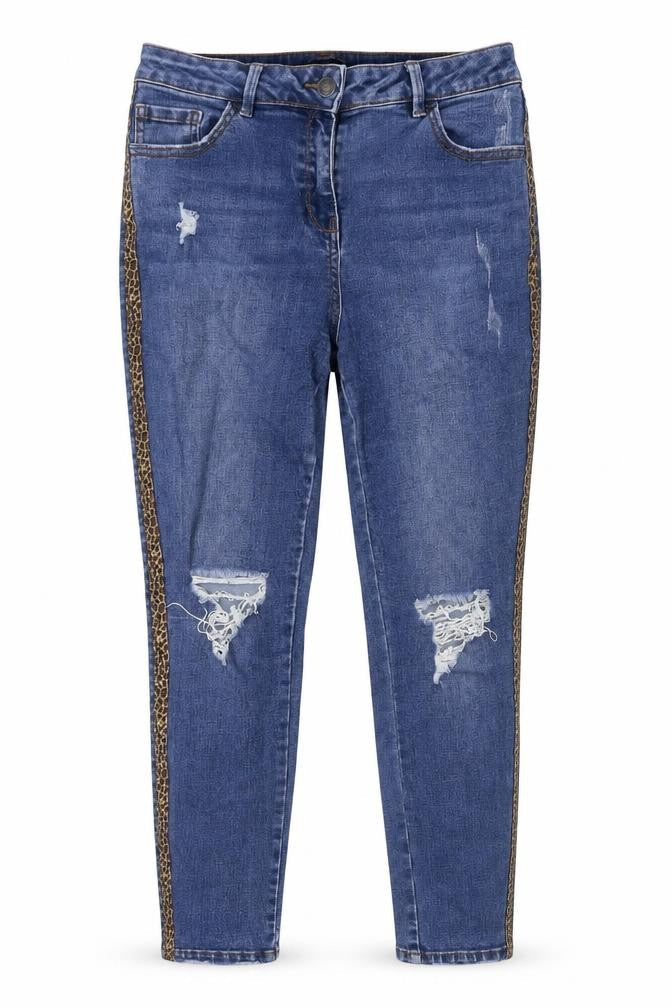 Womens UK Size 10 Preworn Slim Fit Skinny Blue Jeans