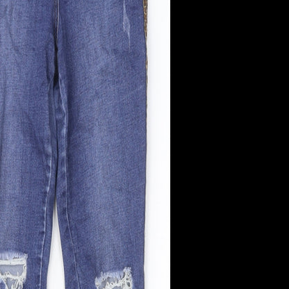 Womens UK Size 10 Preworn Slim Fit Skinny Blue Jeans