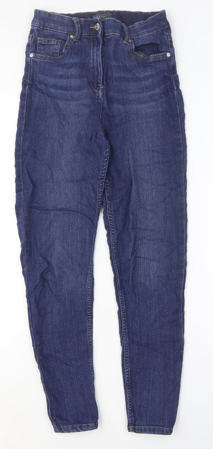 Womens UK Size 8 Papaya Slim Fit Skinny Blue Jeans