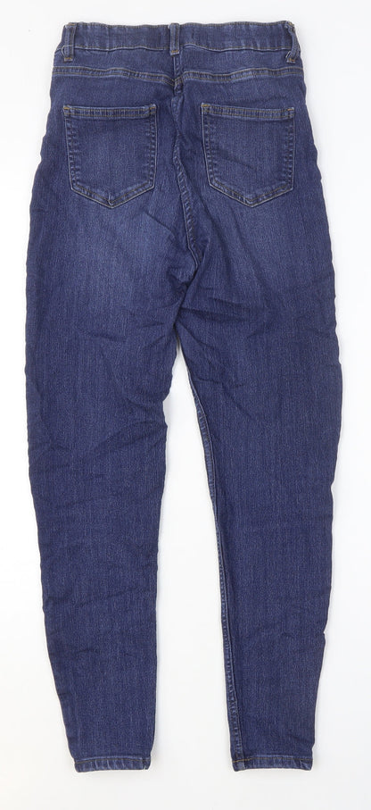 Womens UK Size 8 Papaya Slim Fit Skinny Blue Jeans