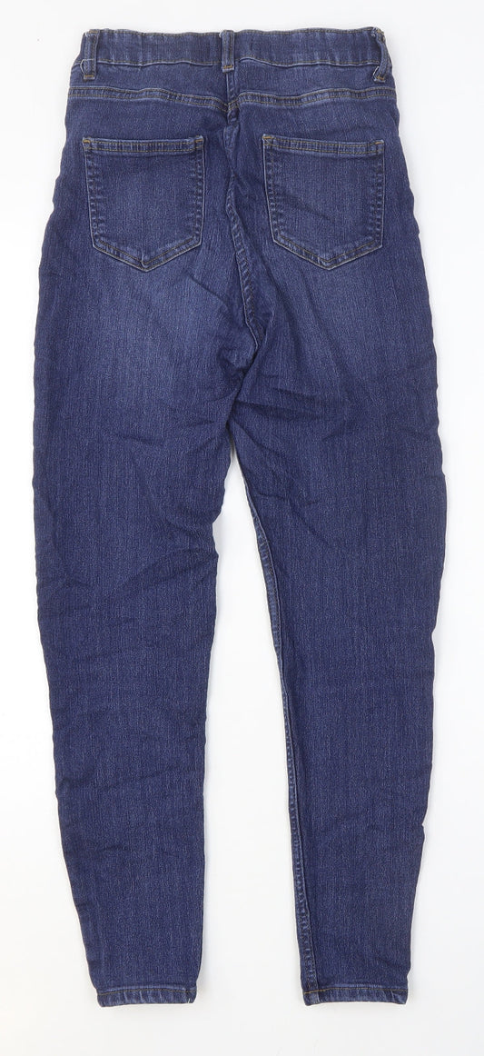 Womens UK Size 8 Papaya Slim Fit Skinny Blue Jeans
