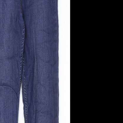 Womens UK Size 8 Papaya Slim Fit Skinny Blue Jeans