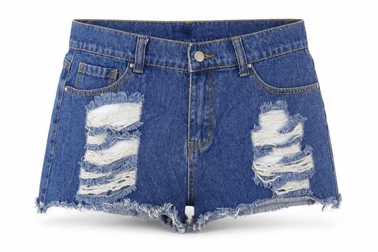 Womens UK Size 10 PRETTYLITTLETHING Regular Fit Cut-Off Shorts