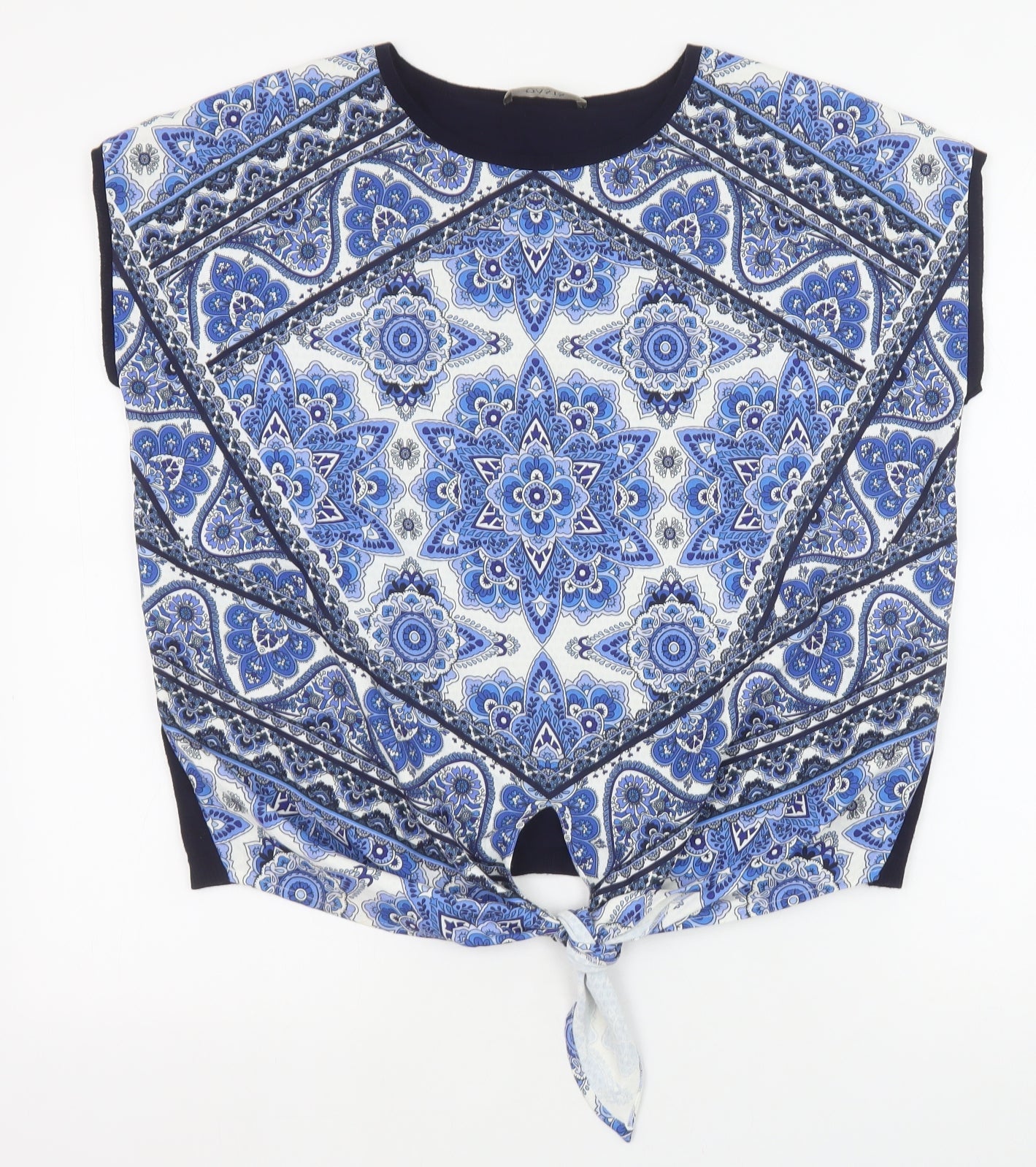 Womens UK Size M Oasis Blue Basic Blouse
