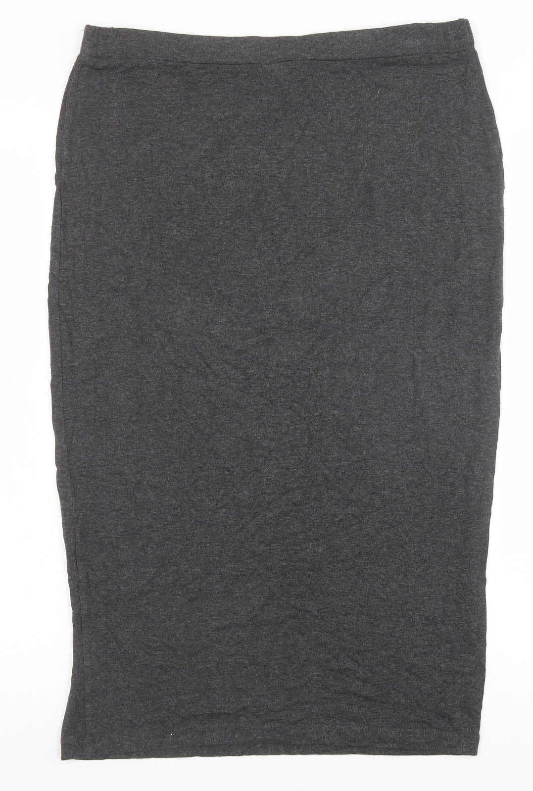 NEXT Womens Grey Herringbone Viscose Straight & Pencil Skirt Size 14