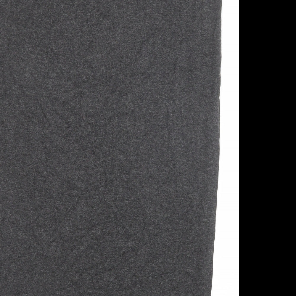 NEXT Womens Grey Herringbone Viscose Straight & Pencil Skirt Size 14