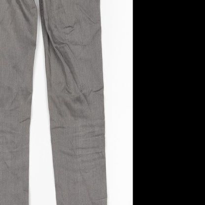 Womens UK Size 10 H&M Regular Fit Skinny Grey Jeans