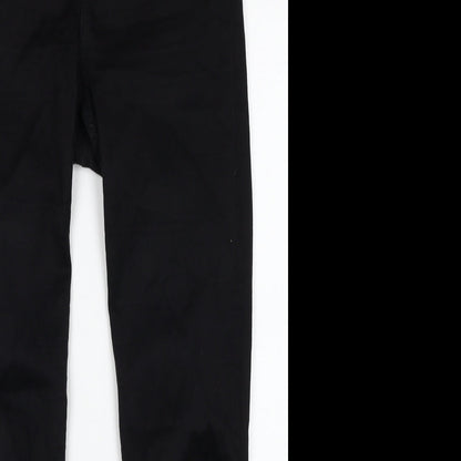 Monki Womens Black Cotton Skinny Jeans Size 31 in Regular Zip