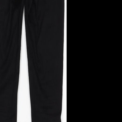 Monki Womens Black Cotton Skinny Jeans Size 31 in Regular Zip