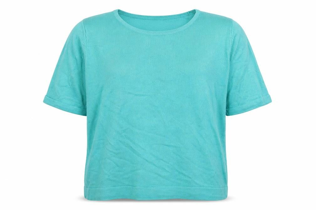 Classics Womens Blue Round Neck Acrylic Pullover Jumper Size 14 Pullover