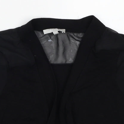 Womens UK Size 14 Per Una Black Cardigan Jumper