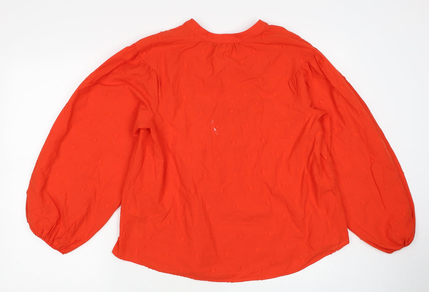 Womens UK Size 8 Marks and Spencer Red Basic Blouse