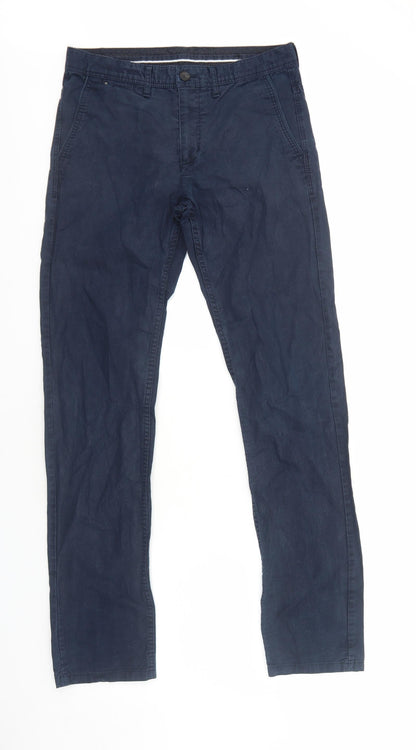 Mens UK Size L Zara Regular Fit  Blue Trousers
