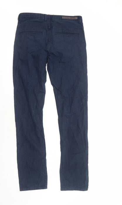 Mens UK Size L Zara Regular Fit  Blue Trousers