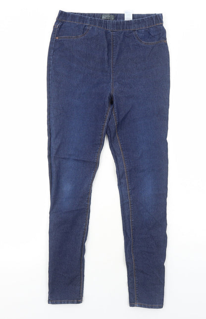 Womens UK Size 8 Papaya Regular Fit Jegging Blue Jeans