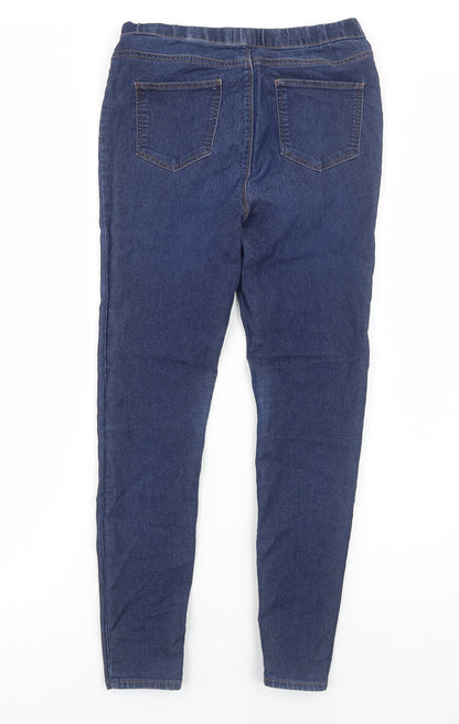 Womens UK Size 8 Papaya Regular Fit Jegging Blue Jeans
