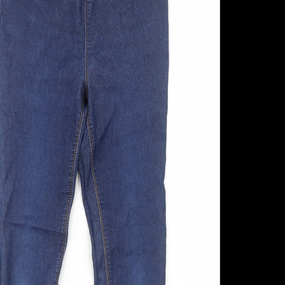Womens UK Size 8 Papaya Regular Fit Jegging Blue Jeans