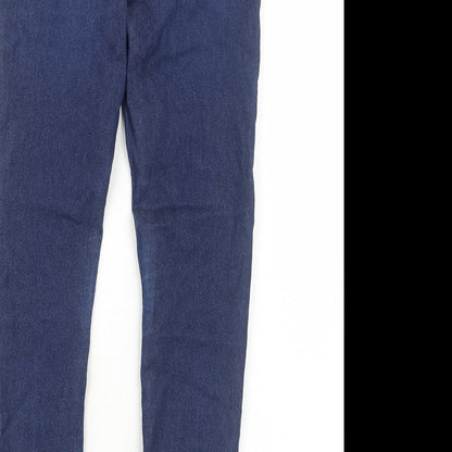 Womens UK Size 8 Papaya Regular Fit Jegging Blue Jeans