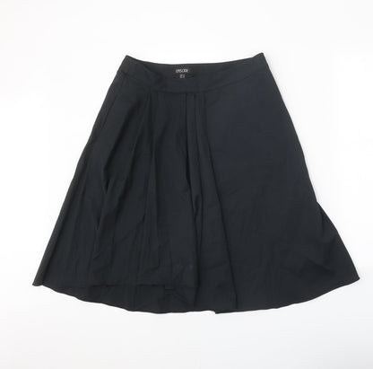 Episode Womens Black Cupro Tulip Skirt Size 10