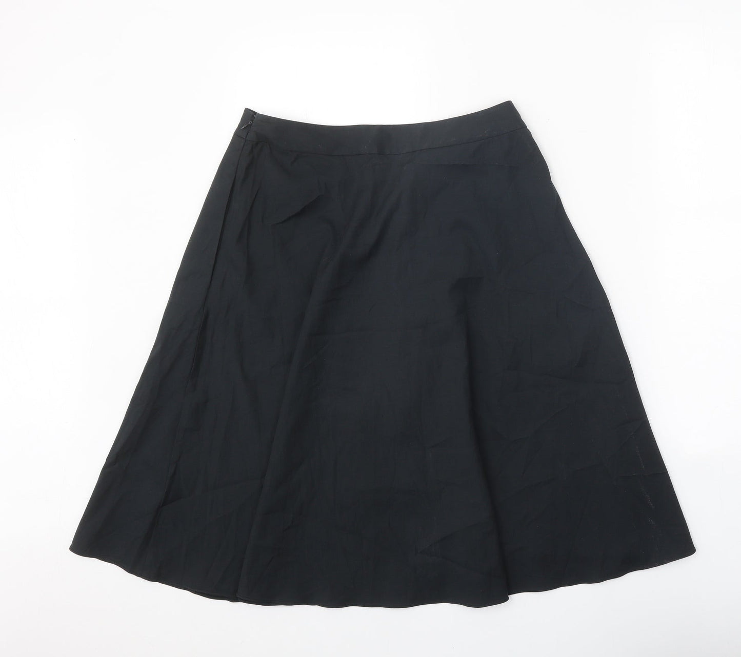 Episode Womens Black Cupro Tulip Skirt Size 10