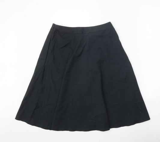 Episode Womens Black Cupro Tulip Skirt Size 10