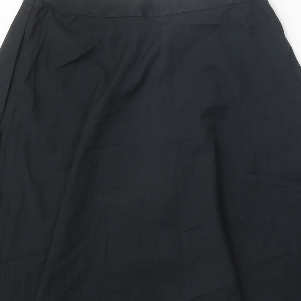 Episode Womens Black Cupro Tulip Skirt Size 10
