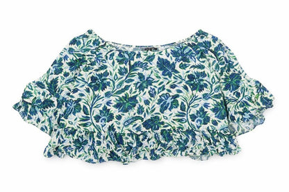 Womens UK Size 6 Topshop Blue Basic Blouse
