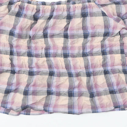 Womens UK Size 20 NEXT Purple Cropped Blouse