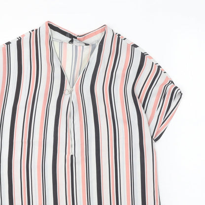 Womens UK Size 10 Select White Basic Blouse