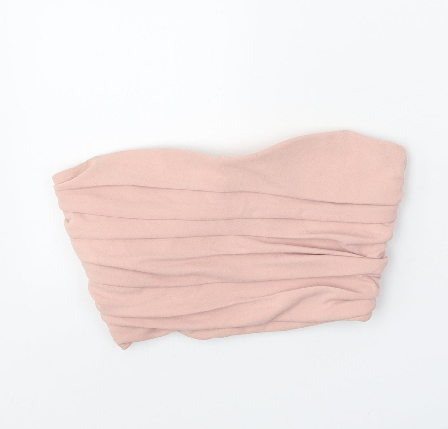 Womens UK Size M Zara Pink Cropped Tank