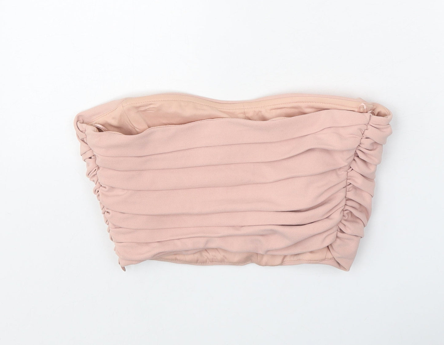 Womens UK Size M Zara Pink Cropped Tank