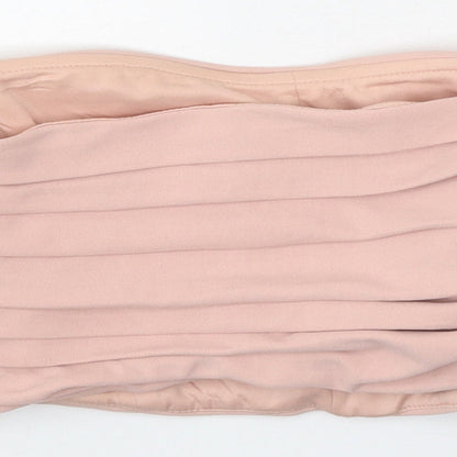 Womens UK Size M Zara Pink Cropped Tank
