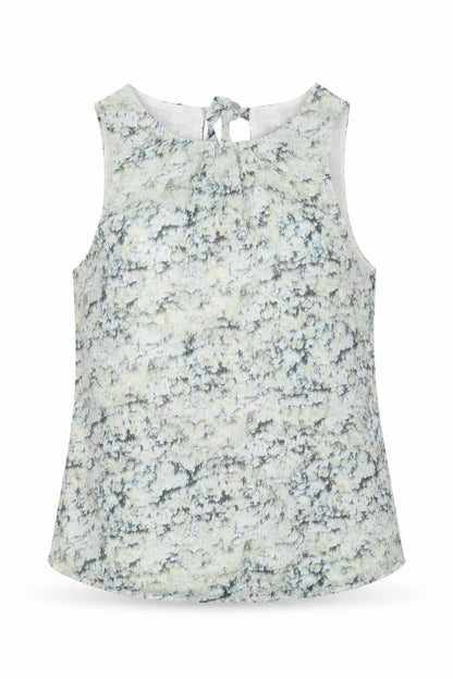 Womens UK Size 6 H&M Green Basic Tank