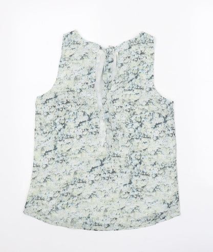 Womens UK Size 6 H&M Green Basic Tank