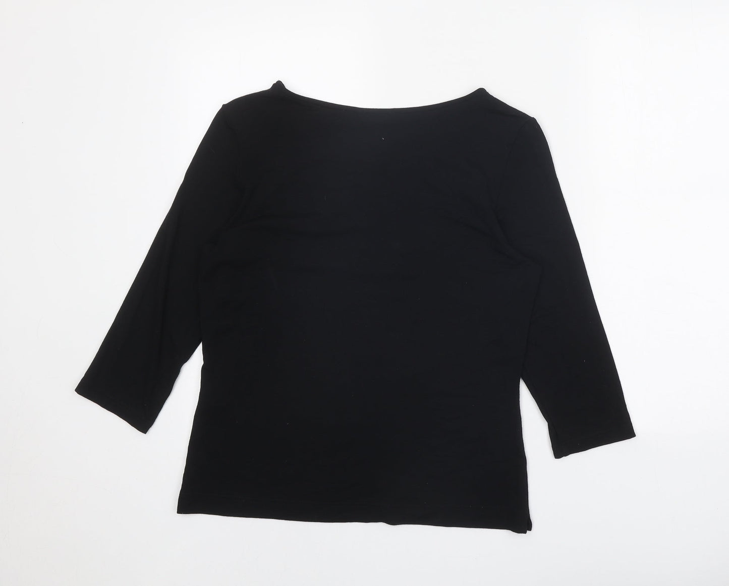 Womens UK Size 12 St Michael Black Basic Blouse