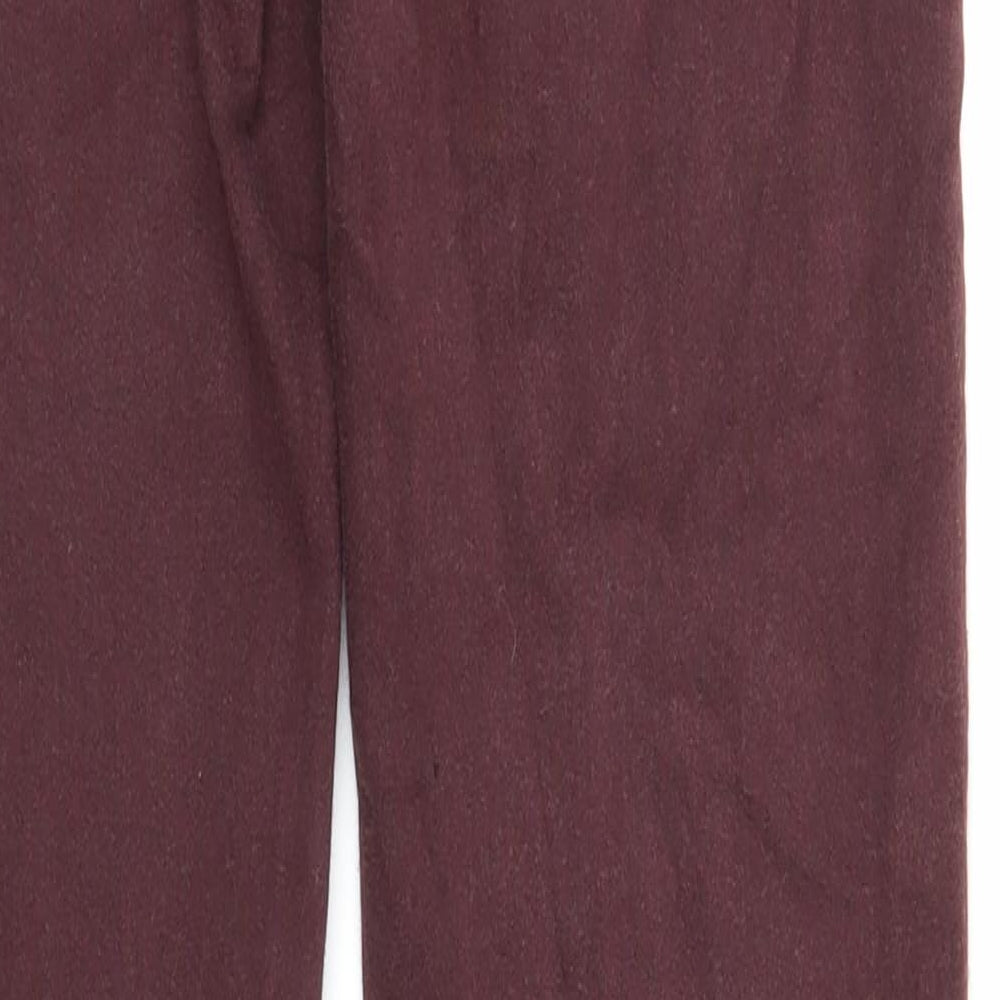 Denim & Co. Womens Purple Cotton Skinny Jeans Size 10 Regular Zip