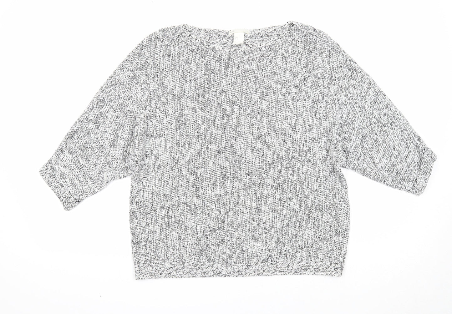 Womens UK Size S H&M White Pullover Jumper
